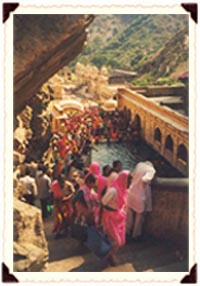 See Galta near Jaipur with Namaste India Tours